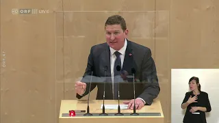 015 Andreas Kühberger ÖVP   Nationalratssondersitzung zu Sonderpensionen vom 21 12 2020 um 1230 Uhr