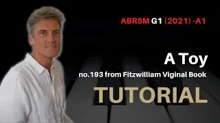 A Toy (no.193 from Fitzwilliam Virginal Book): ABRSM Grade 1 Piano (2021 & 2022) - A1