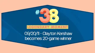 Legendary Moment #38 - Clayton Kershaw 20-Game Winner
