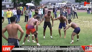 Chardikla vs Bhagwanpur at Malaysia kabaddi cup