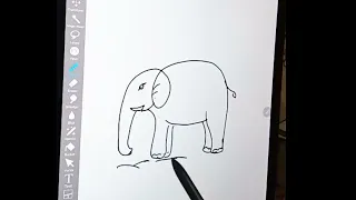 Elephant Drawing/Easy Elephant Drawing/How to Draw an Elephant