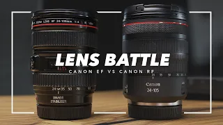 Are Canon RF Lenses Worth it?? - EF vs RF 24-105 F4