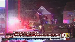 Speeding, impairment to blame for crashed car into Westwood home