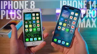 iPhone 14 Pro Max против 8 Plus - Он не сдаётся!