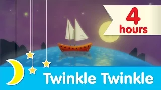 💤 4 HOURS 💤  | Twinkle Twinkle Little Star Piano Lullaby to Help Babies Sleep | Super Simple Songs