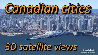 Exploring Canada's cities by satellite
