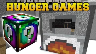 Minecraft: WEIRD ROOM HUNGER GAMES - Lucky Block Mod - Modded Mini-Game