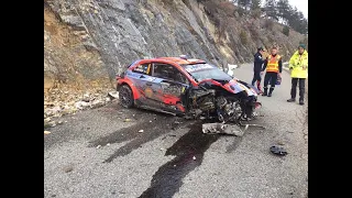 OTT TANAK CRASH RALLYE MONTE CARLO 2020