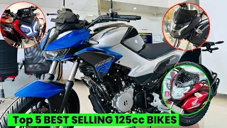 Best 125cc Bikes In India 💥| Top 5 125cc Best Selling Bikes in March 2024