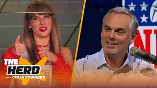 Colin has no problem with Taylor Swift's presence for the NFL | NFL | THE HERD