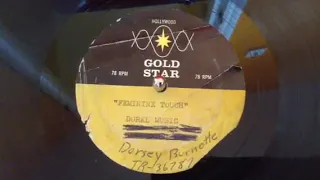 Dorsey Burnette "Feminine Touch" Unreleased US 1961 10" 78rpm DEMO Acetate Rock 'N' Roll, Rockabilly