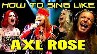 HOW TO SING LIKE AXL ROSE - Ken Tamplin Vocal Academy