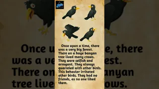 #shorts selfish crows || Best pixel English || English Story
