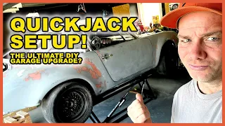 QuickJack Car Lift Unboxing and Setup // Is This The ULTIMATE Garage Upgrade???