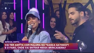 Maluma e Anitta cantam sucesso no Hora do Faro