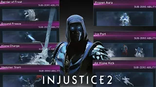 Injustice 2: Sub-Zero All Unlockable Abilities