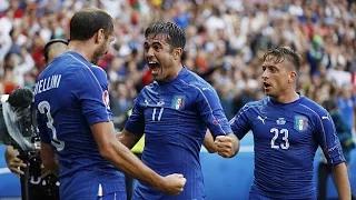 Italia 2 - 0 España - Gol Giorgio Chiellini - Euro 2016