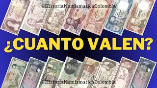 Precio $ billetes Pesos oró 60s 70s 80s 90s