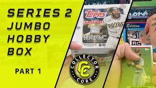 Topps Series 2 Jumbo Hobby Box Opening - Autograph pull - Part 1