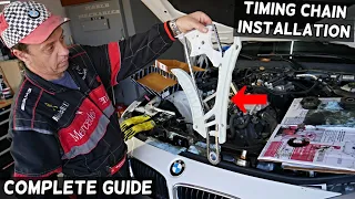 BMW F30 F31 TIMING CHAIN REPLACEMENT INSTALLATION TORQUE SPECS BMW 320i 328i