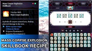 Mass Corpse Explosion Skillbook Recipe - Divinity Original Sin 2