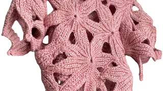 Brunello Cucinelli crochet flower pattern Дикие цветы крючком в поперечной технике.