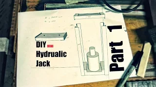 mini hydraulic press part 1 - strating the frame