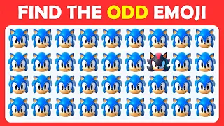 FIND THE ODD EMOJI OUT & Spot the Difference! | Find the ODD One Out | Find the Odd Emoji Quizzes