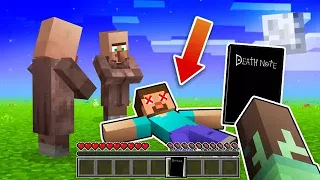 MINECRAFT pero ENCONTRAMOS LA DEATH NOTE en MINECRAFT! 😱💀