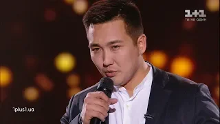 Nursultan Shatyrhanuly — “Time to say goodbye” — Blind Audition — The Voice Ukraine Season 10