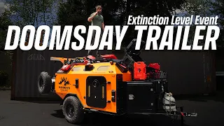 Apocalypses Rated Off Road Trailer Featuring Bear Spray Cannons, Air Purifier, Bullet Proof Glass!