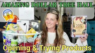 Amazing Dollar Tree Haul| So Many Name Brands For $1.25| Opening Products & Trying Them