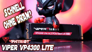 Patriot Viper VP4300 Lite Test - günstige SSD, schnell auch ohne DRAM-Cache?