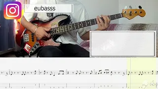 Luther Vandross - Never Too Much BASS COVER + PLAY ALONG TAB + SCORE PDF