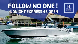 Crazy Speed on a Midnight Express 43 Open ! (Sea Trial 92 MPH!)