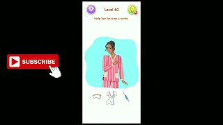 Brain Test: Nurse Story Puzzle Level 60 Help her become a nurse