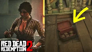 CACHETTE SECRÈTE DÉCOUVERTE DANS LA MAISON DES 2 MALADE! RED DEAD REDEMPTION 2