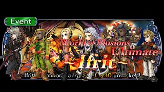 [GL DFFOO] BEST FARMING UNIT Feat. Ultimate Summon Ifrit - Jack, Vayne, Aranea, Setzer, Quistis, Leo