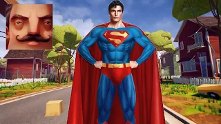 Hello Neighbor - My New Neighbor Big Superman Act 2 Gameplay Walkthrough