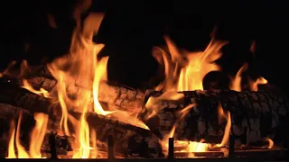 Cozy Birchwood Fireplace 🔥 with Cinematic Music - Crackling Fire Sounds 1 hours relatime