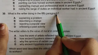 IELTS READING  ielts reading TIPS tricks PASSAGE 3 | Jobs in Ancient Egypt ielts reading answers |