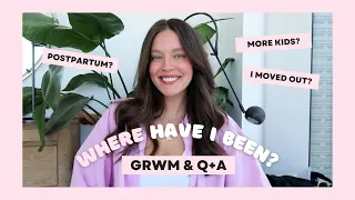 I'm Back! | Chatty GRWM Q+A | Talking Motherhood, Leaving NYC, Wellness & More | Emily DiDonato