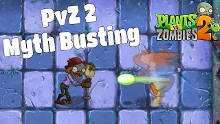 PvZ 2 Myth Busting - Excavator Zombie hypnotized can block projectile from Jester Zombie