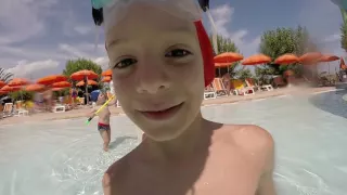 home made dome for gopro in swimming pool