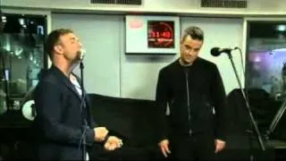 SHAME  Robbie Williams & Gary Barlow BBC Radio One Oct 7 2010