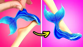 Mermaid's Tail in Real Life! How to Be a Mermaid || Incredible Makeover Hacks by Bla Bla Jam!