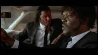 Pulp Fiction - Marvin gets shot in the face (IN SLOW MOTION)