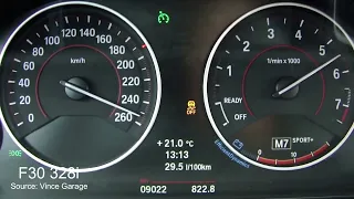BMW F30 328i VS G20 330i Acceleration Battle