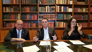 - Live de quinta-feira com o Presidente Bolsonaro. 20/02/2020