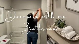 NEW BATHROOM REFRESH! DECORATE WITH ME #bathroom #decoratewithme